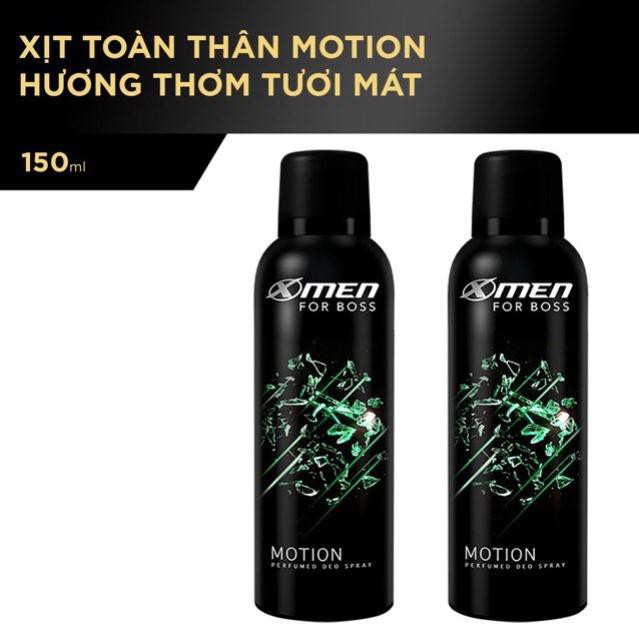 mailinh_4647 Nước hoa xịt khử mùi toàn thân XMen For Boss 150g