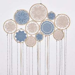 Bộ dreamcatcher trang trí nhà cửa phong thủy, bùa bắt giấc mơ giúp ngủ ngon