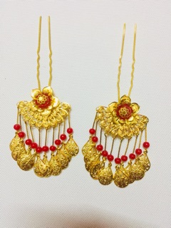 Bộ đôi Trâm cài tóc cổ trang