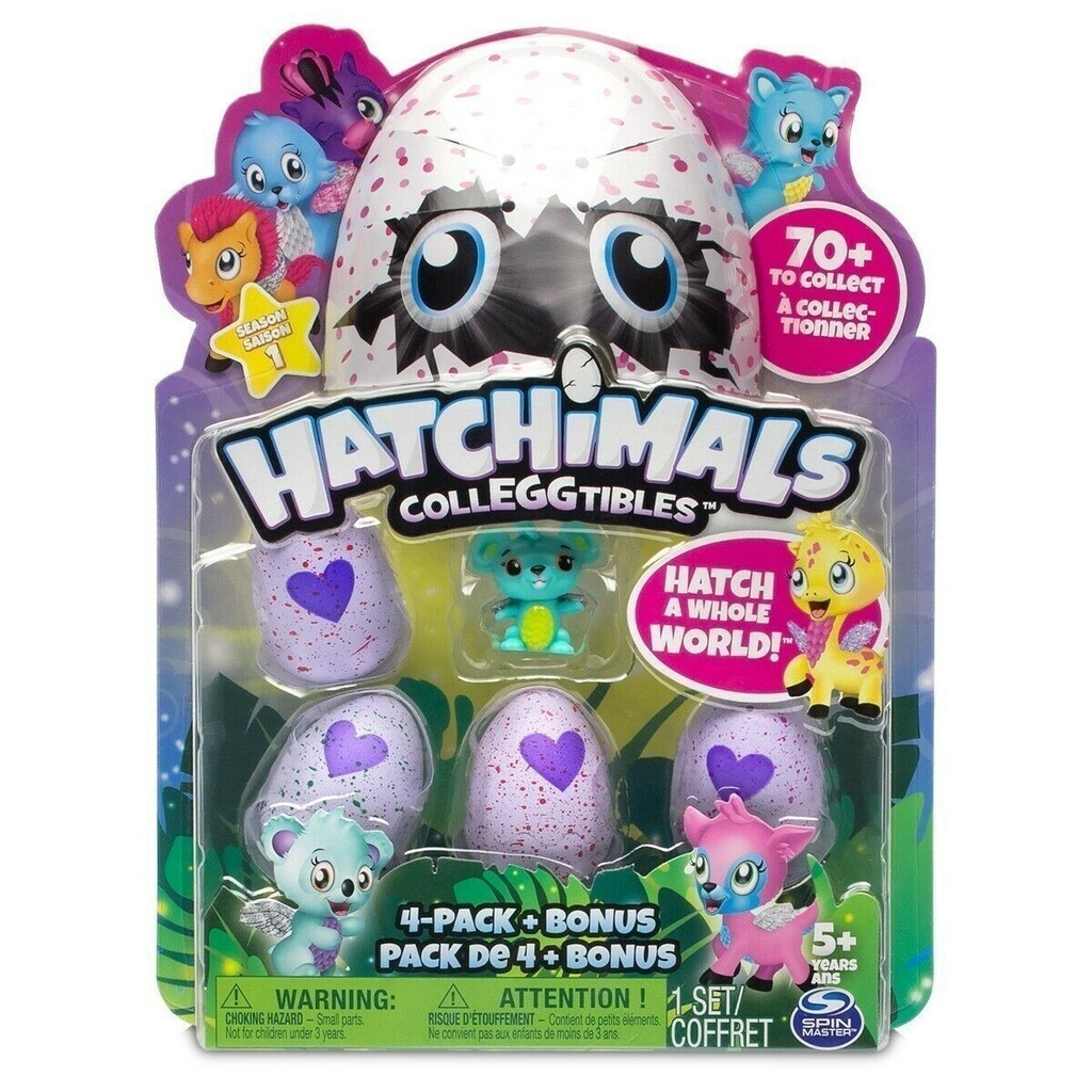 Set 4 quả trứng đổi màu Hatchimals 6034165