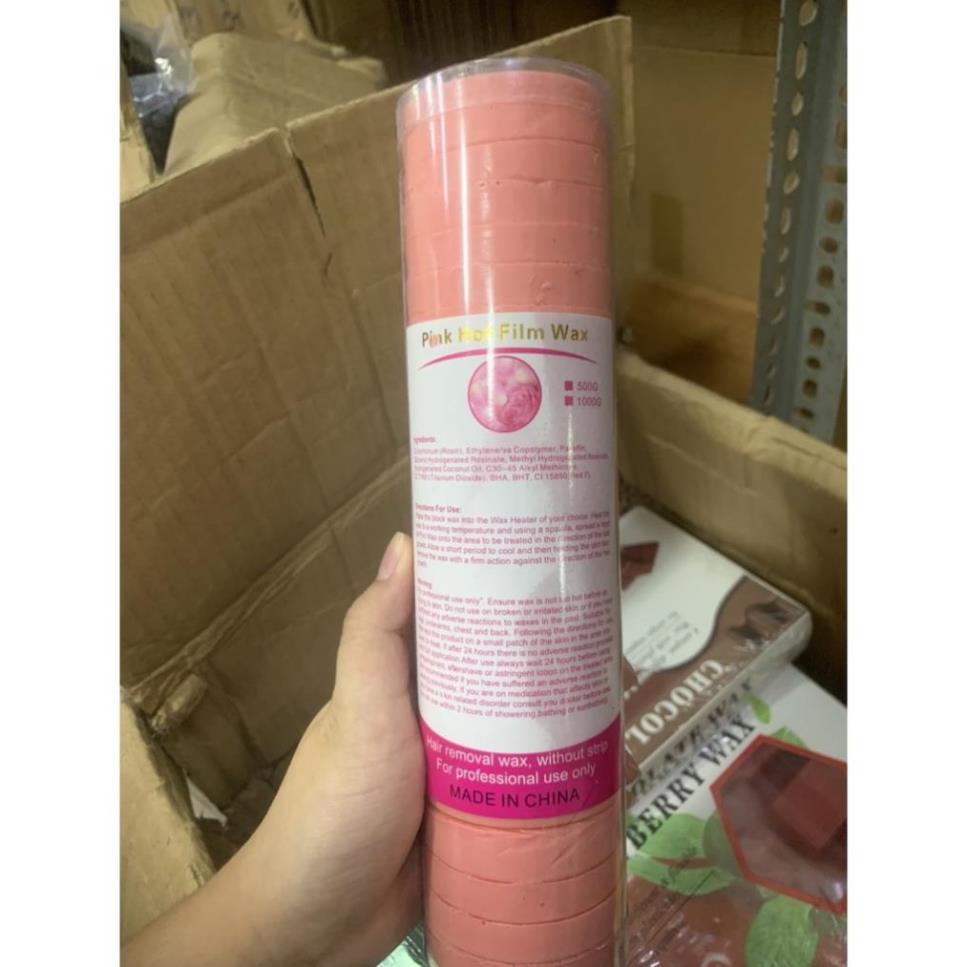 Lọ 500g Sáp wax lông dạng Khoanh chuyên dụng tẩy lông toàn thân, bikini, tay chân