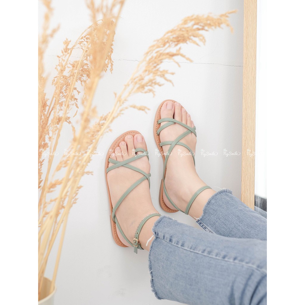 Giày sandal hè dây mảnh - THE NYSMILE - Gogi