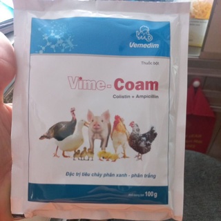 Vime coam. tiêu chảy phân xanh _ phân trắng heo. gà .vịt