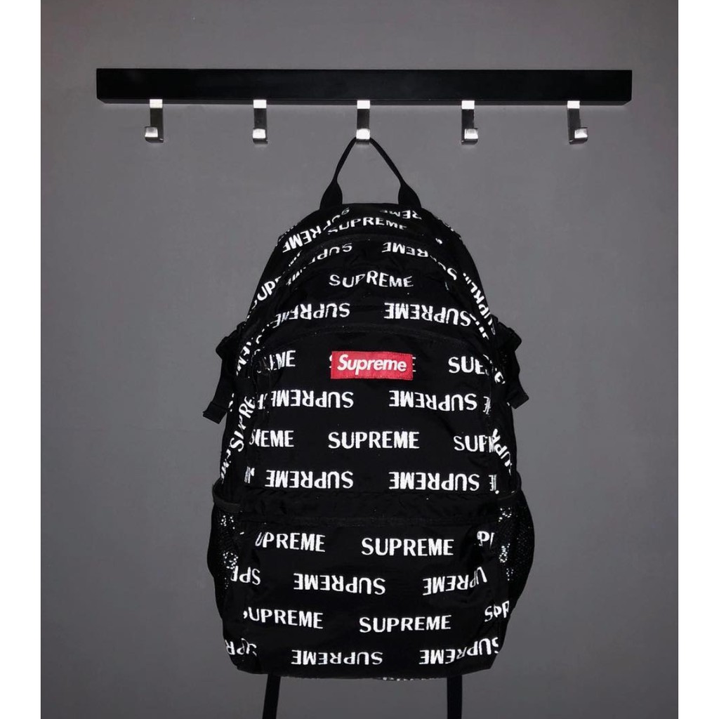 supreme 3m reflective repeat backpack