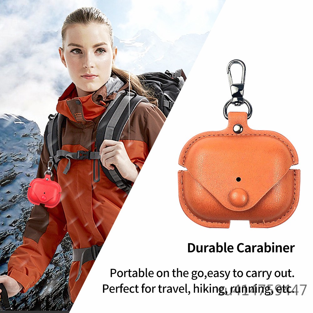 Vỏ Bảo Vệ Hộp Sạc Tai Nghe Airpods Pro 3 Bằng Da Phối Khóa Cài Kiểu Doanh Nhân Sang Trọng Ốp | BigBuy360 - bigbuy360.vn