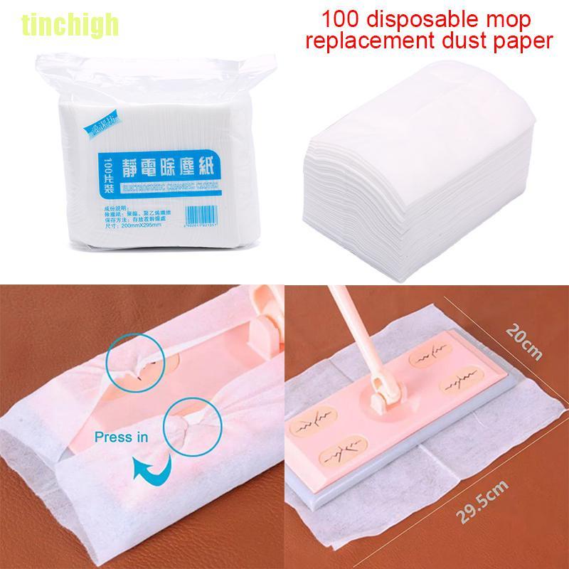 Bộ 100 khăn lau bụi tĩnh điện dùng một lần