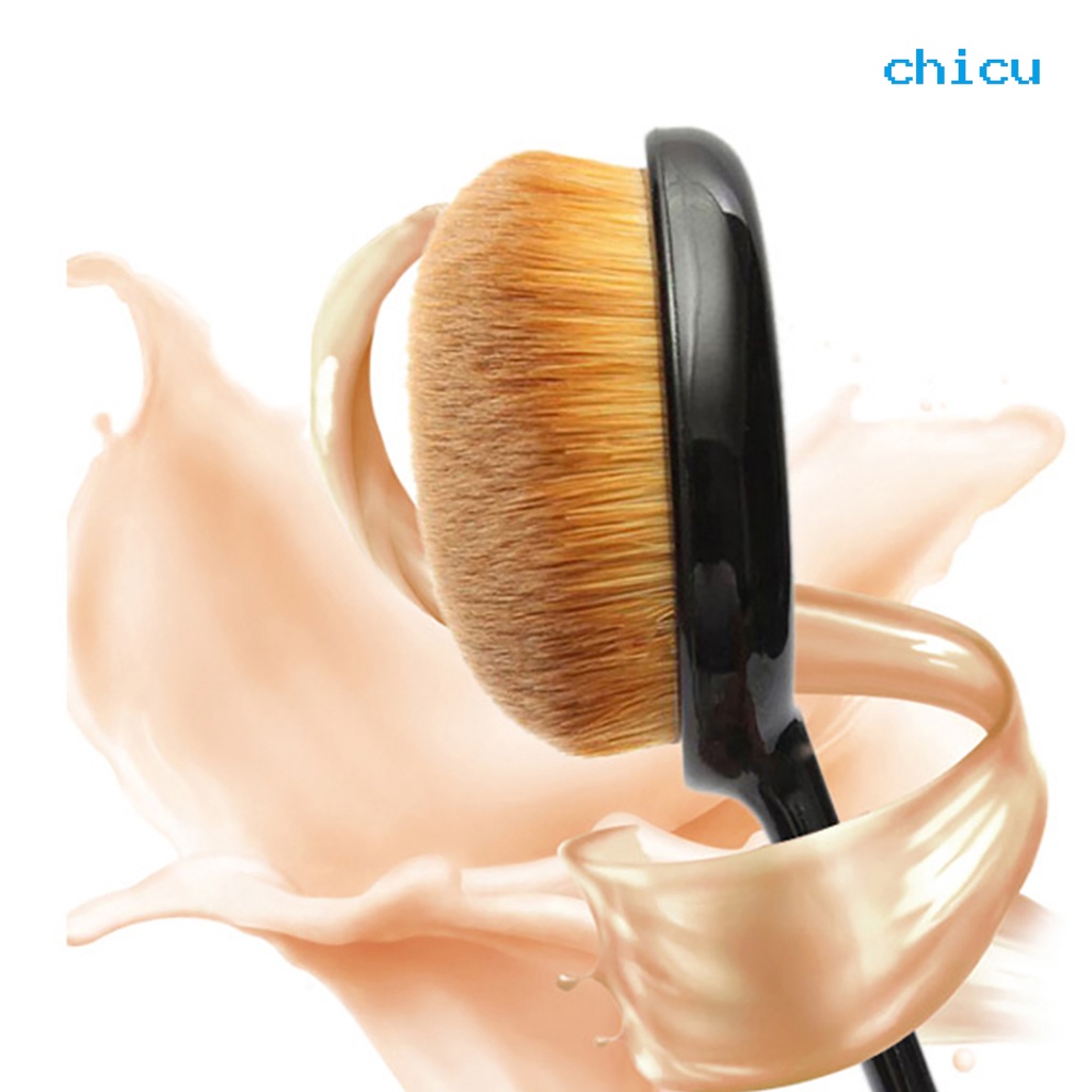 [Hàng mới về] Cọ tán kem nền đầu hình bầu dục mềm mại chuyên dụng dành cho salon