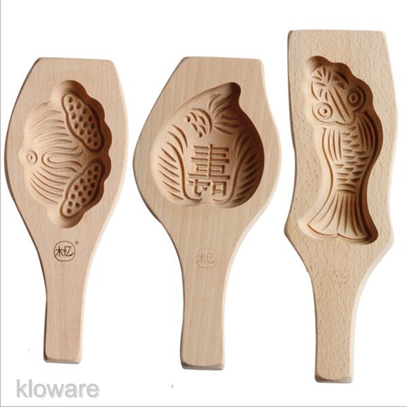 Khuôn Cắt Bánh Trung Thu Bằng Gỗ Phong Cách Trung Hoa