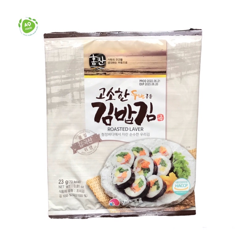 Rong biển cuộn cơm Hàn Quốc - Kfood 23g