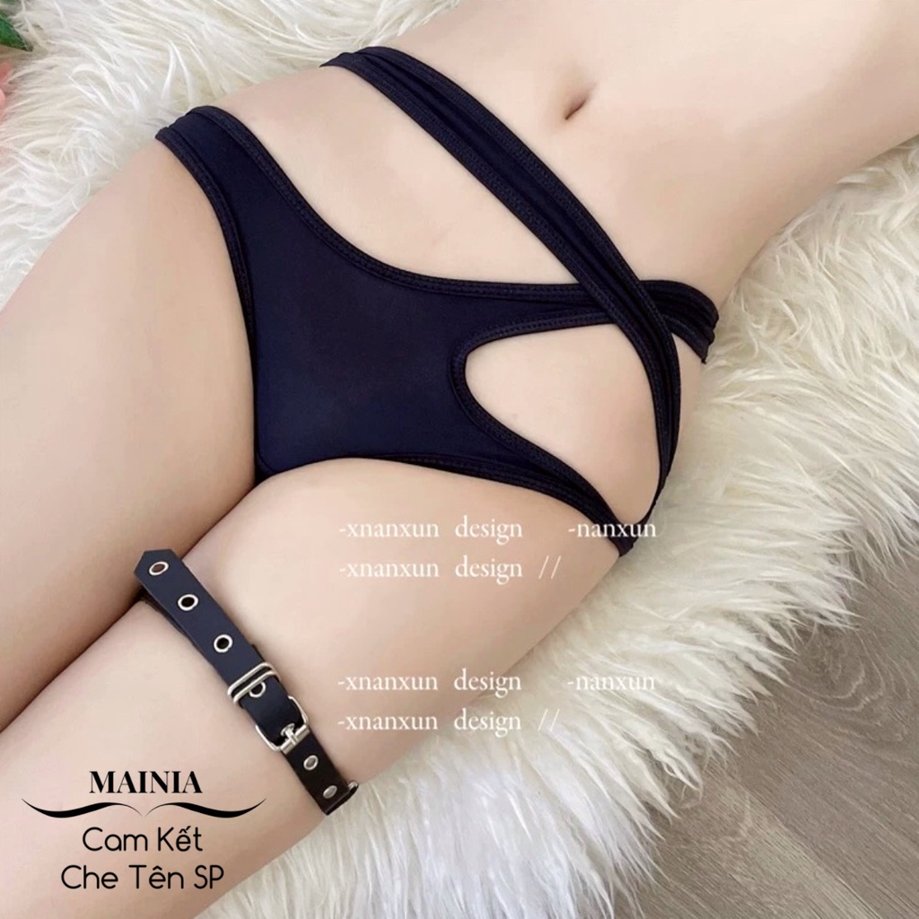 Quần Lót Nữ Siêu Cuốn Hút Gợi Cảm Phối Dây Chéo Sexy Siêu Hot Mainia Shop