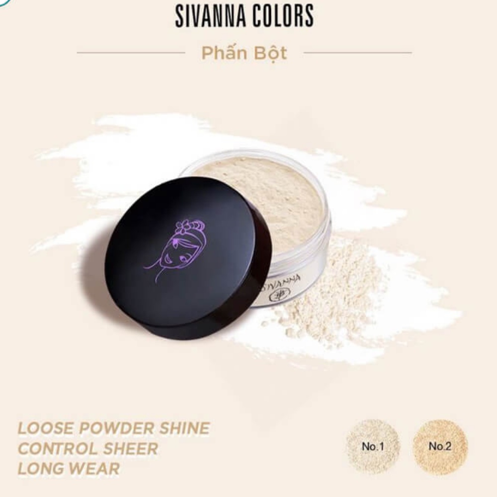 Phấn phủ Sivanna Loose Powder Oil Control F010 20g dạng bột kiềm dầu