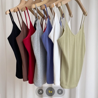 Áo camisole màu trơn dễ phối đồ 43451