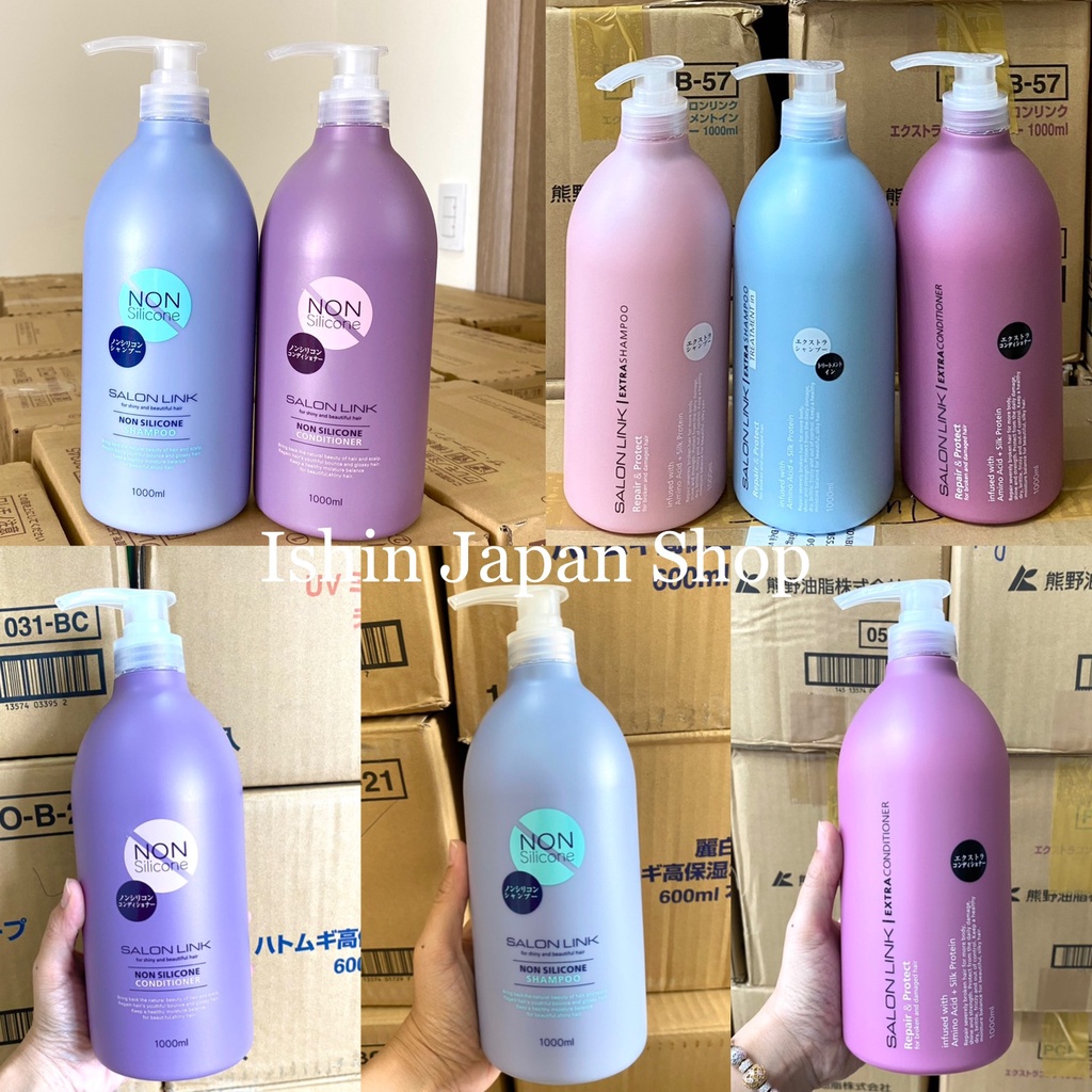 (ĐỦ LOẠI) DẦU GỘI SALON LINK CAO CẤP NHẬT BẢN 1000ML