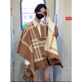   Hàng mới  Áo Choàng Mùa Đông Màu Kẻ Nâu Mới Hàng sẵn ảnh thật cuối trang 