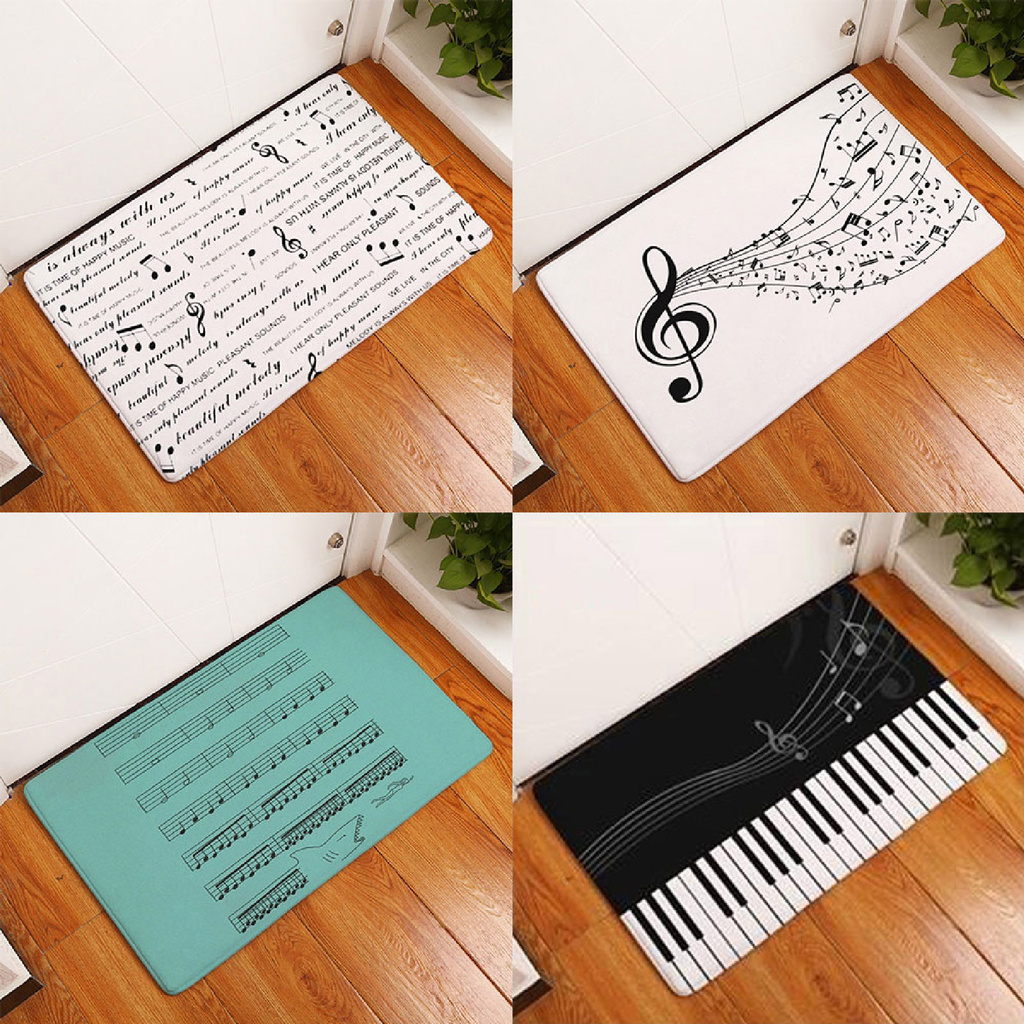 Thảm Chùi Chân Chống Trượt Họa Tiết Đàn Piano Độc Đáo Tiện Dụng