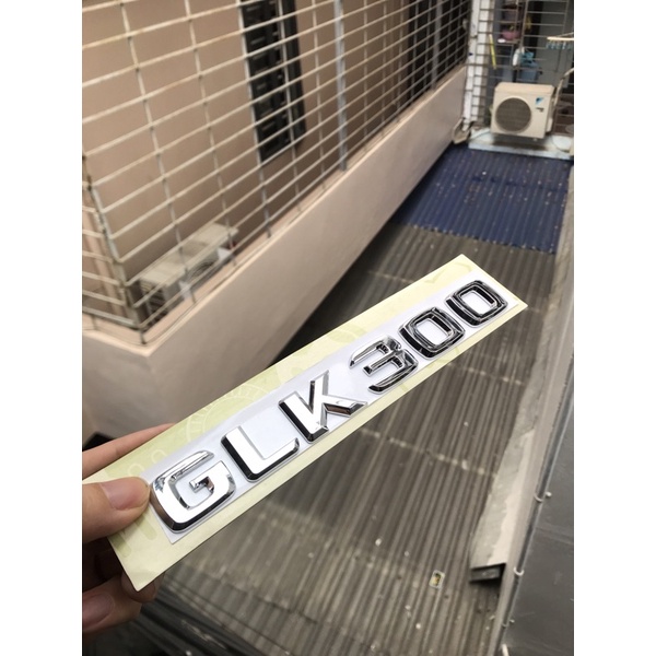 Chữ GLK300 , logo GLK300 4matic , Tem nổi mercedes GLK300