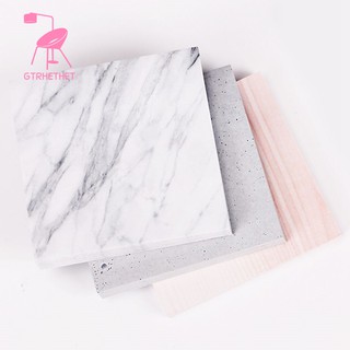 Bộ 3 giấy ghi chú dán hình đá hoa cương xinh xắn