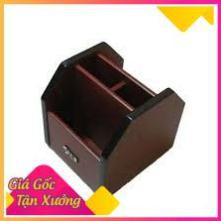 HỘP CẮM BÚT GỖ XỊN XOAY 360 ĐỘ