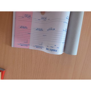 Combo 10 cuốn phiếu thu 2 liên 13x19cm (50 bộ=100 tờ)