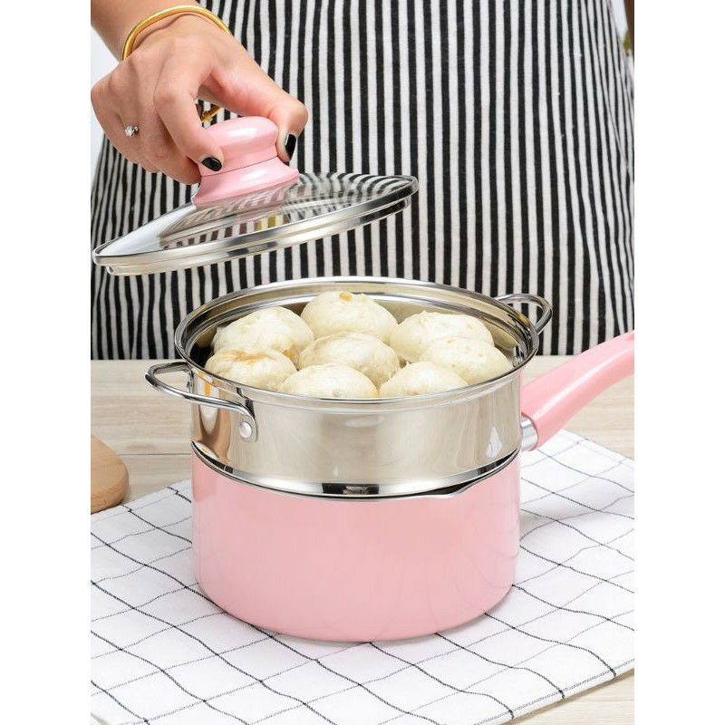 Nồi ăn dặm chống dính đáy từ nấu cháo, hấp, xào rán...