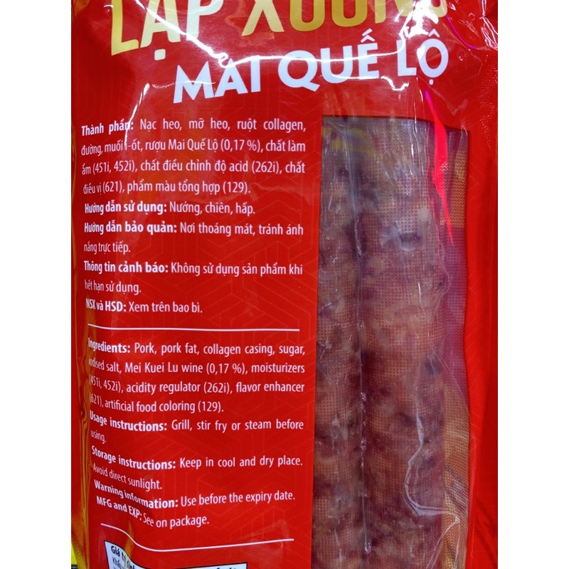 Lạp xưởng Mai Quế Lộ Vissan gói 200g