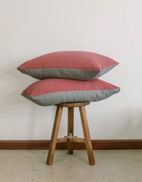 Bộ Chăn Ga Gối Cotton Tici Đũi Cao Cấp Hồng Đậm