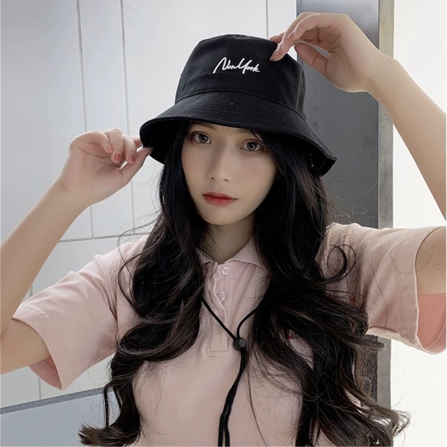 [HOT] Nón Bucket Mũ Tai Bèo 2 Mặt Unisex Phong Cách Hàn Quốc Vải Cotton 100% Dày Dặn Form Chuẩn 58-60cm -Lucky Girl shop