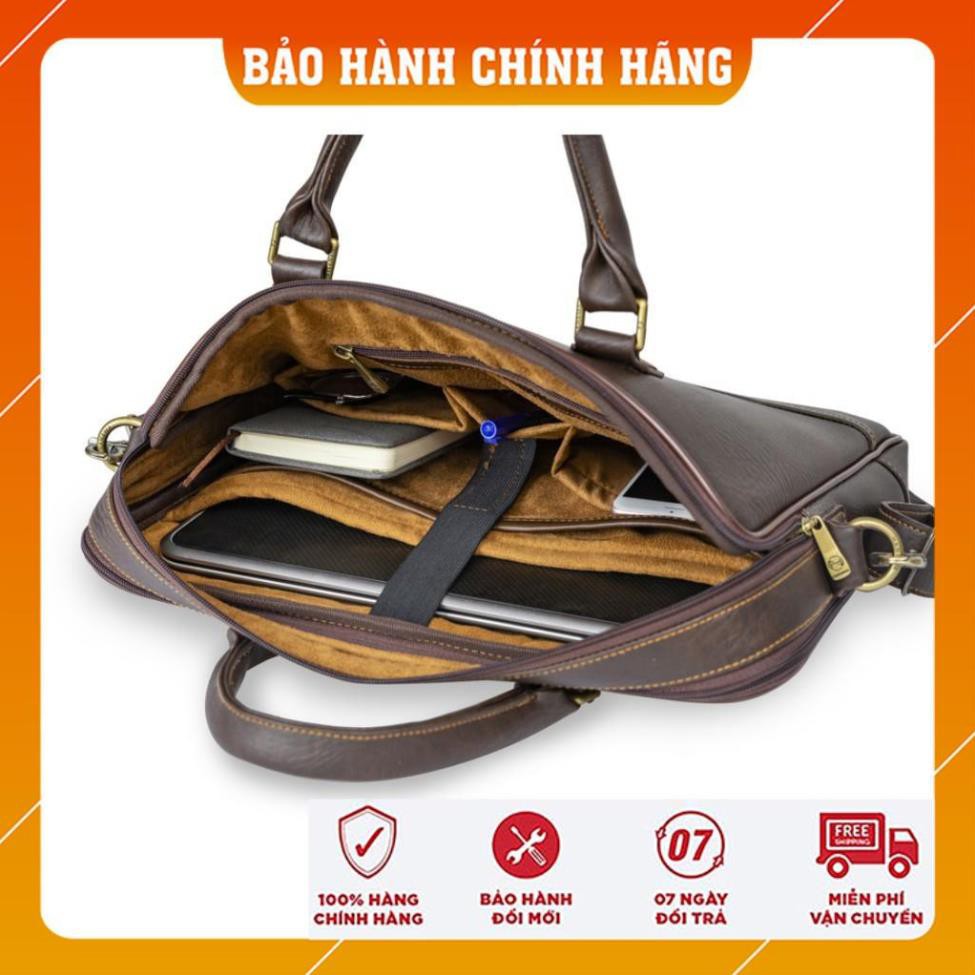 [Có phiếu bảo hành da]Túi xách công sở - Cặp laptop -  Dala 5 chống nước cao cấp  - Cặp da | BigBuy360 - bigbuy360.vn