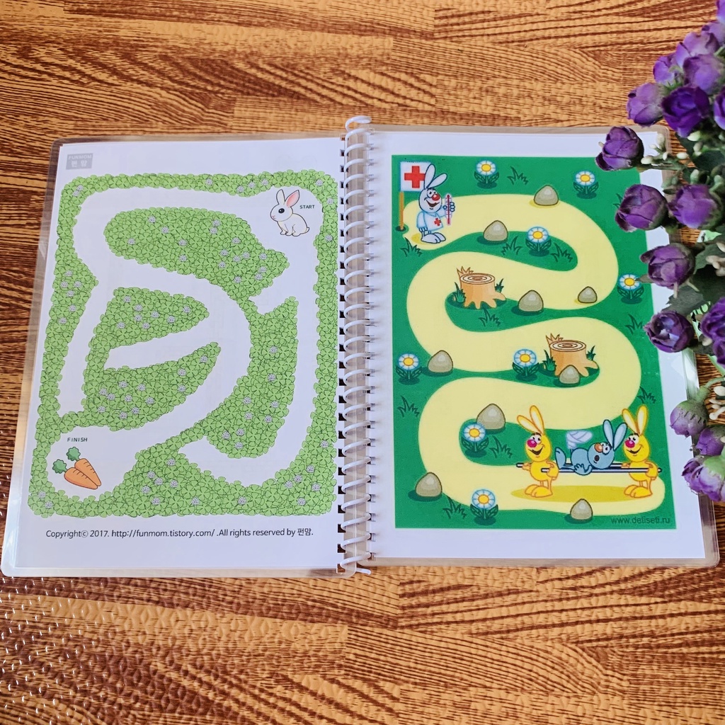 Học liệu mê cung cấp độ 1 cho bé từ 15 tháng