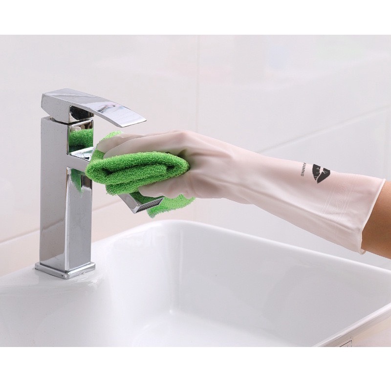 Găng Tay Cao Su Làm Vệ Sinh Nhà Cửa, Làm Bếp, Giặt Đồ Tiện Dụng