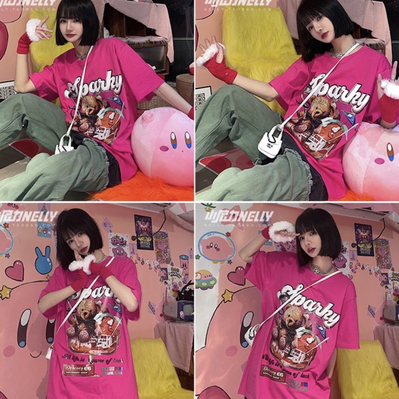 Áo thun NELLY, chính hãng, sẵn hàng, dáng Unisex hình in Sparky CHÒN CLOTHING