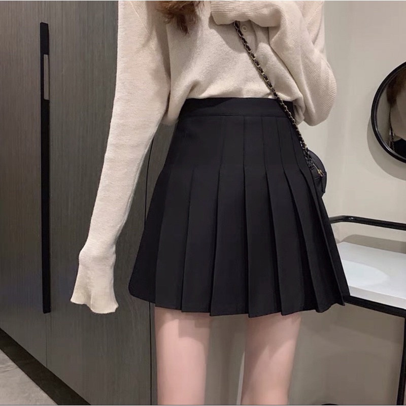 Chân váy xếp ly dáng chữ a siêu hot