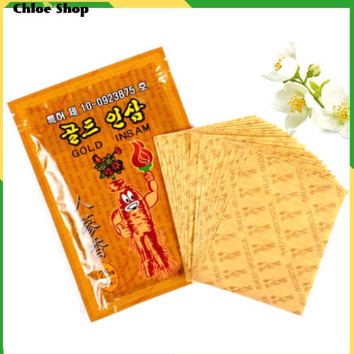 Cao dán hồng sâm Gold insam 25 miếng của Hàn Quốc