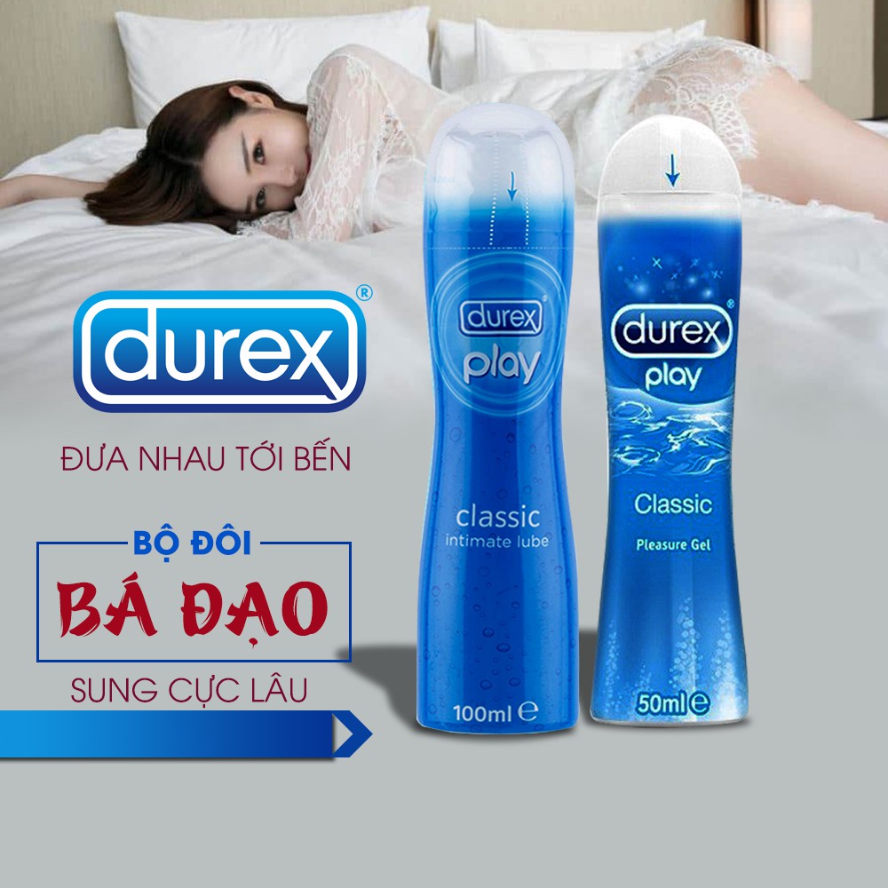 [SIÊU HOT]Gel Bôi Trơn Cho Cặp Đôi Thăng Hoa. Gel Boi Tron Durex Classic (50ml) - SP Bán Chạy Số 1, Hàng Chính Hãng 100%