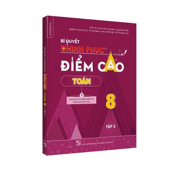 Sách - Combo Bí quyết chinh phục điểm cao - Toán Lí Hóa - Lớp 8 - Tập 1 + Tập 2