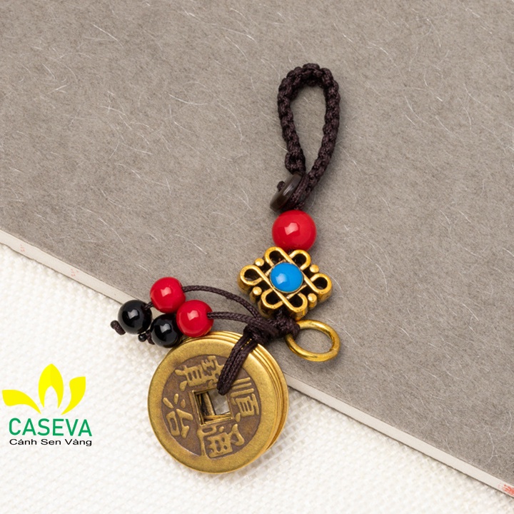 Móc Khóa Dây Hạt Gỗ dùng trang trí móc khóa xe máy, ô tô _ Móc Khóa