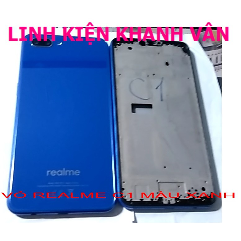 VỎ REALME C1 MÀU XANH