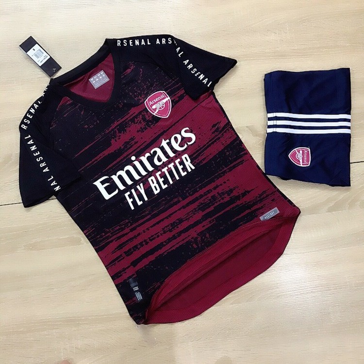 Đồ Đá Banh Arsenal Màu Đen Đô Vải Thái Đẳng Cấp PP Bởi Be Happy Sport