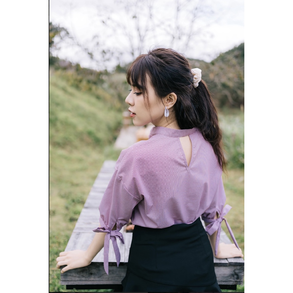 MINX - Áo Sơ Mi Cut Out Back Shirt