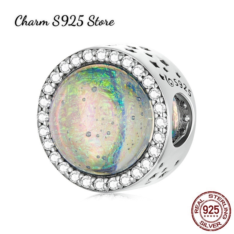 CHARM ĐÁ NHŨ ÁNH XANH BẠC S925 CAO CẤP HÀNG CHÍNH HÃNG