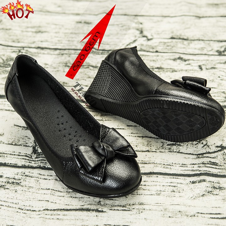 GIÀY NỮ ĐẾ XUỒNG 6CM BẢO HÀNH 12 THÁNG