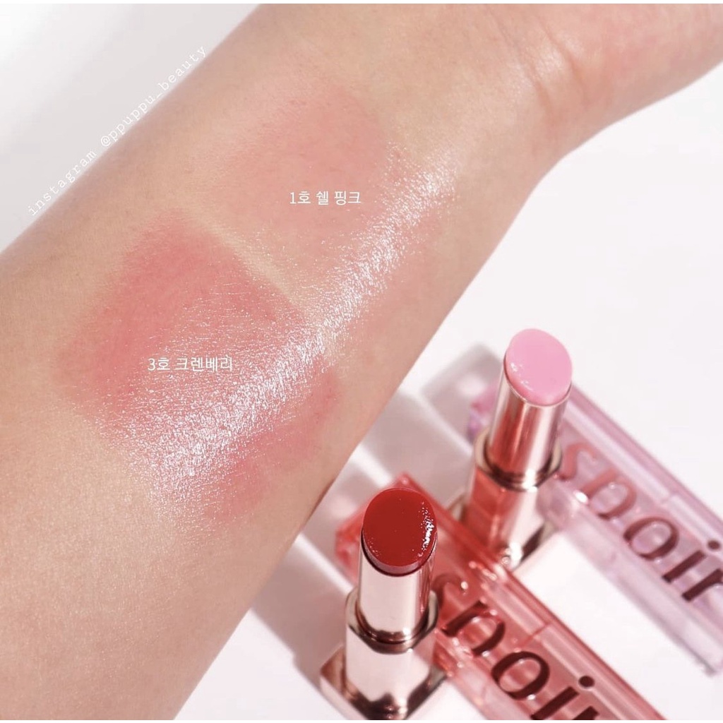 Son dưỡng thuần chay có màu Espoir Nowear Glow Lip Balm 4.5g