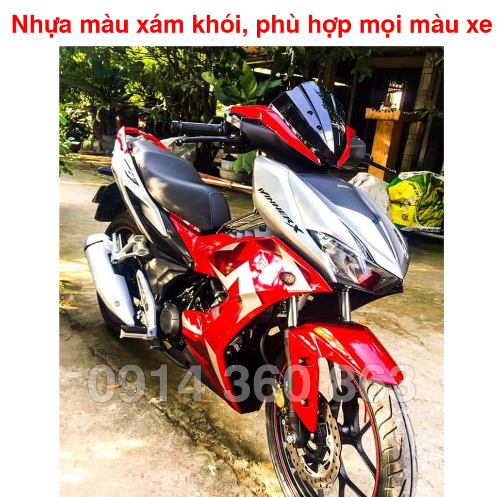 Mão chắn gió Winner X Kiểu Vario Lớn (Có sẵn lỗ ốc)