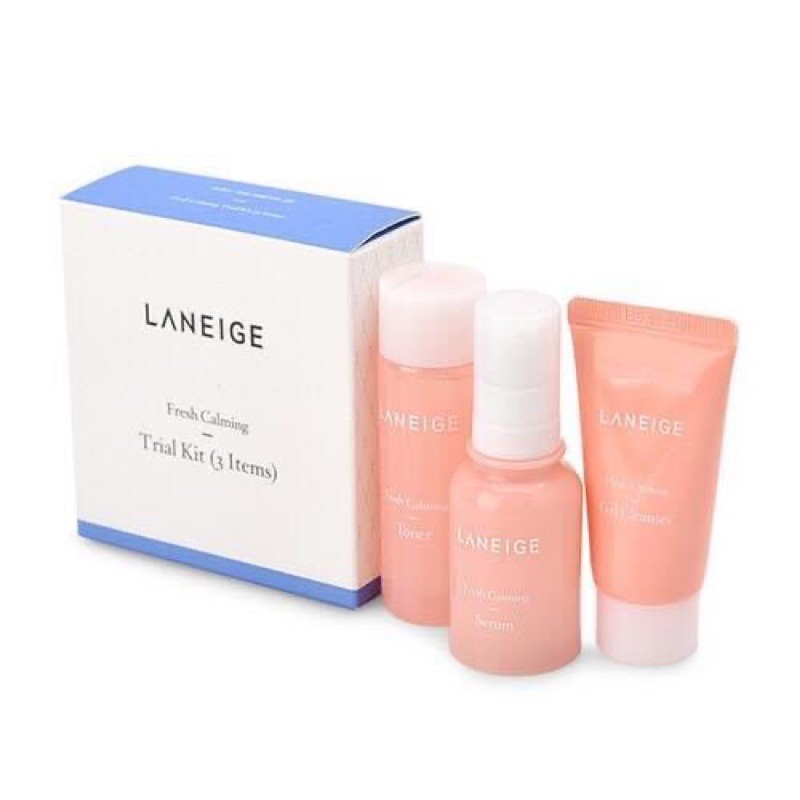 Set dưỡng da Laneige 3 món Fresh Calming (đọc mô tả)