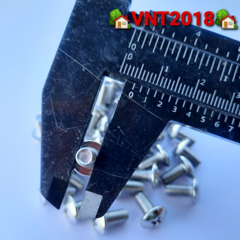 Bulông dù M5 inox 304 đầu vít