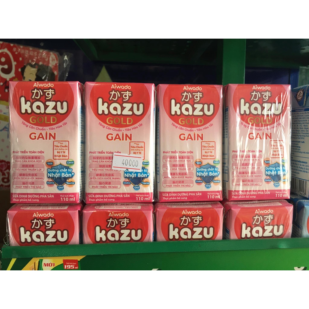 Lốc SBPS Kazu Gain Gold 110ml (4 hộp)