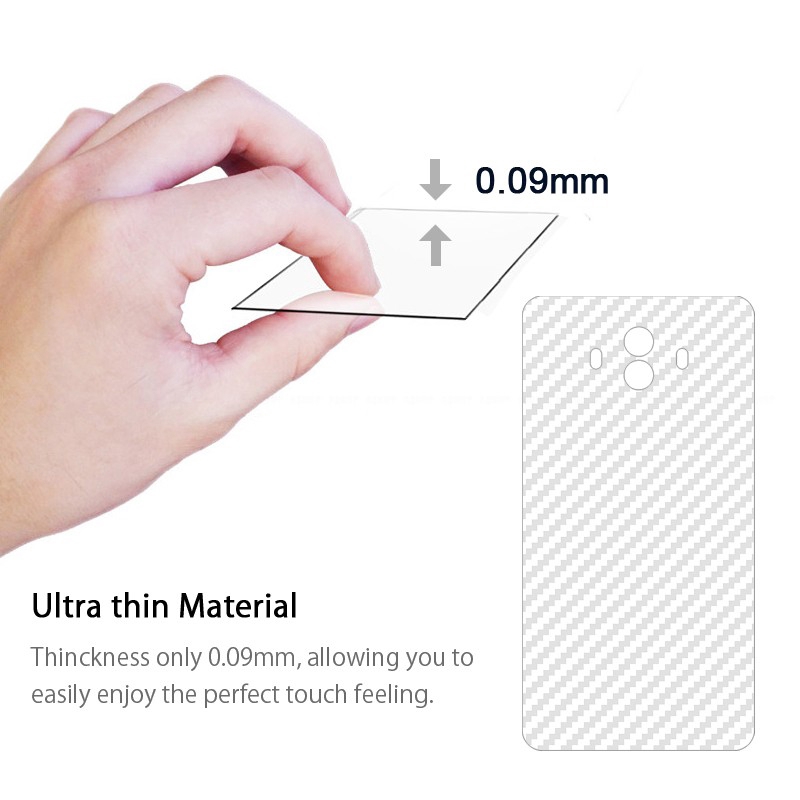 Carbon Fiber Back Film For Xiaomi Mi Note 10 10T 10 9T Pro Lite POCO X3 NFC Anti-Fingerprint Screen Protector Rear Fibre Protective Sticker