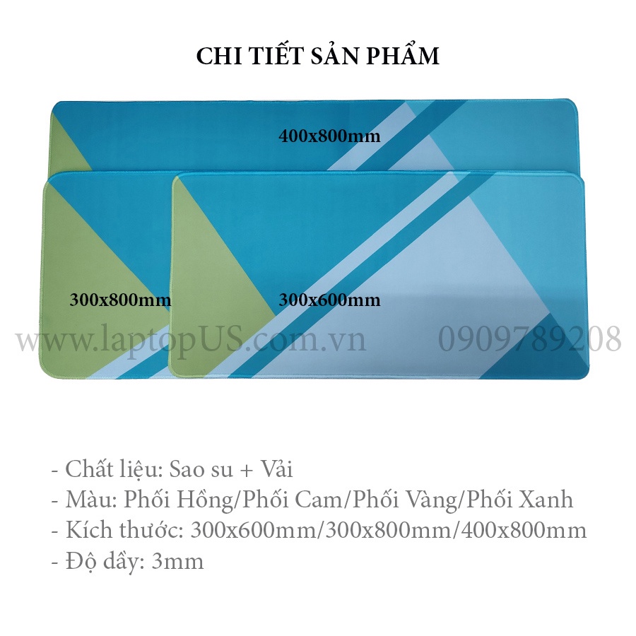 Thảm Lót Bàn Lót Di Chuột Chống Trơn Trượt