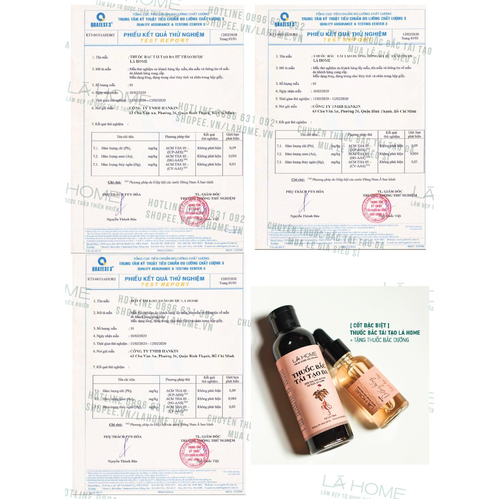 Đông Y Tái Tạo Da Lá Home 110ml  - Da Dầu Mụn, Da Khỏe, Da Sạm Nám