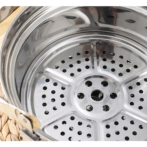 Nồi ủ 7lít nấu chậm giữ nhiệt chân không đa năng inox 304 xịn cao cấp 7 lít